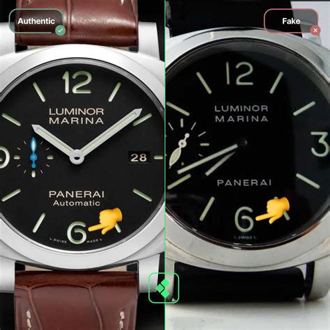 luminor panerai daylight fake vs real|fake panerai watch.